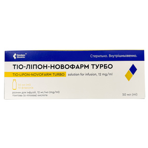 Тио-Липон Турбо р-р д/инф. 12мг/мл фл. 50мл №10
